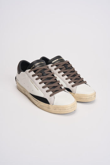 Sneakers uomo nera effetto vintage - 3