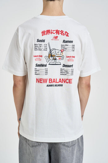 T-shirt uomo con stampa bianca - 3