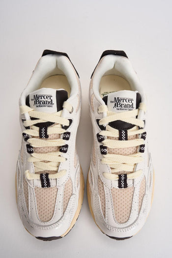 Sneakers donna Rerun bianca e marrone - 5