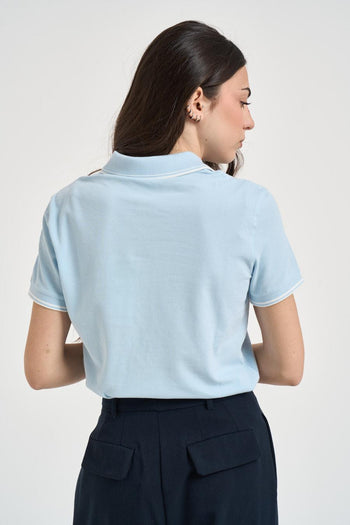 Polo donna azzurra - 3
