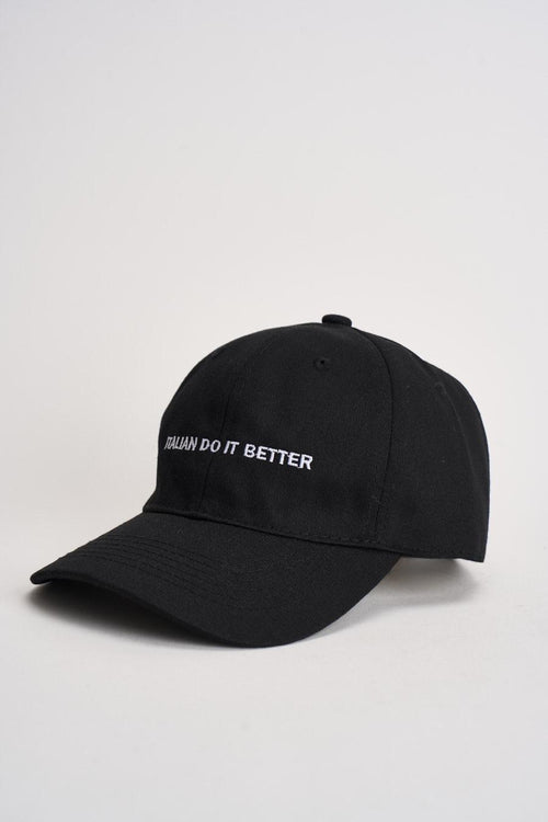 Cappello uomo stampa nero - 2