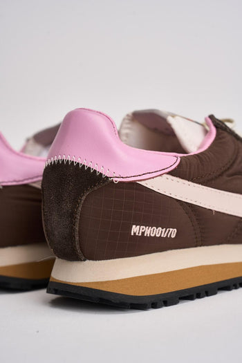 Sneakers donna marrone e rosa - 7