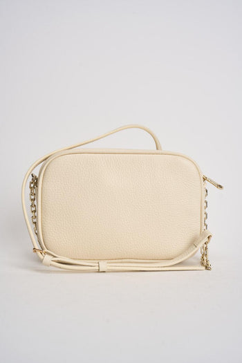 Borsa donna a tracolla panna - 3