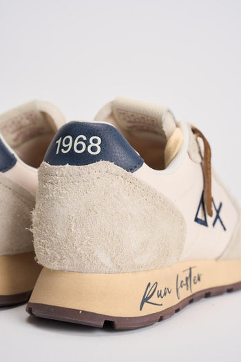 Sneakers uomo panna e blu - 7