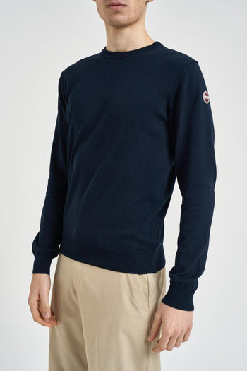 Maglia uomo girocollo blu navy - 3