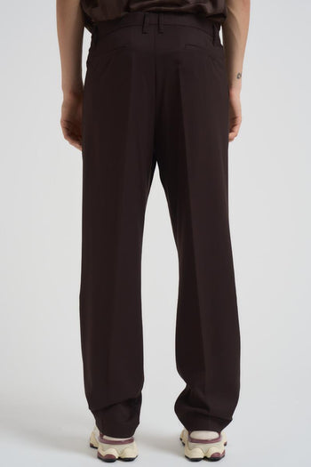 Pantalone uomo gamba dritta marrone - 4