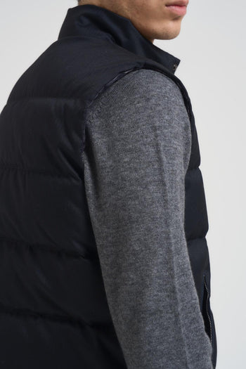 Gilet uomo trapuntato nero - 4