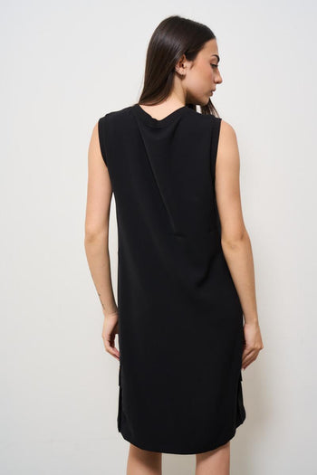 Abito donna corto nero - 5