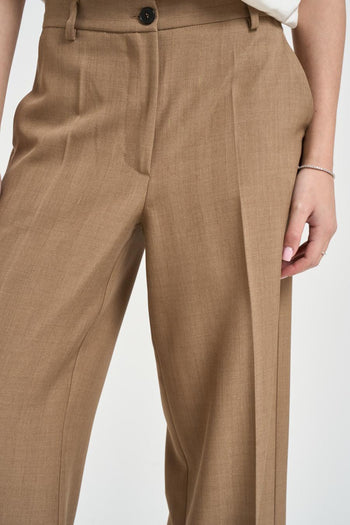 Pantalone donna a palazzo biscotto - 3
