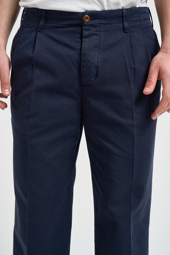 Pantalone uomo gamba dritta blu - 5