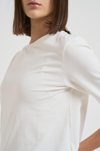 T-shirt con maniche 3/4 donna bianca - 3