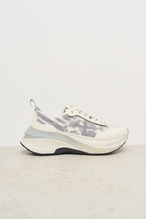 White and grey women's sneakers