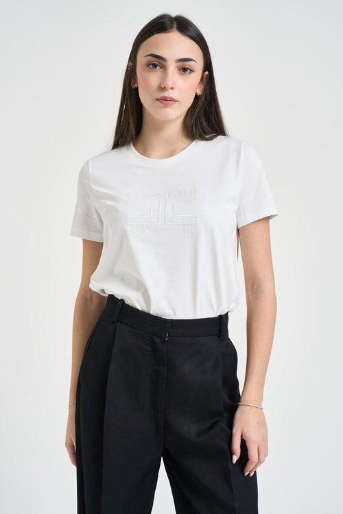 T-shirt donna logo bianca