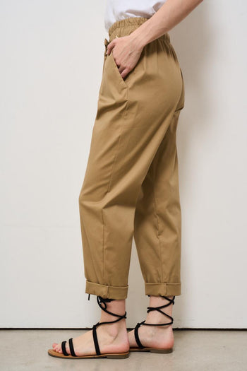 Pantalone donna regular beige - 3