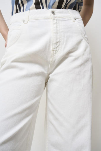 Jeans donna bianco - 4