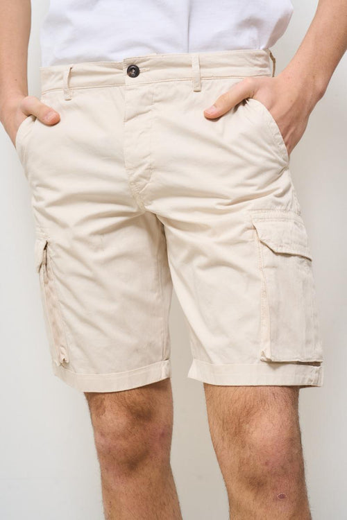 Bermuda uomo cargo panna - 2