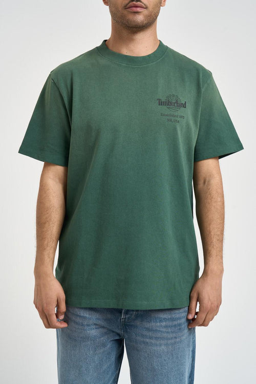 T-shirt uomo girocollo verde