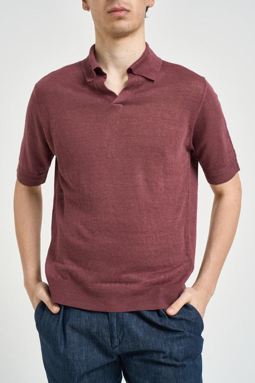 Polo uomo amarena