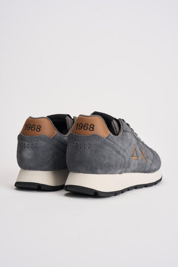 Sneakers uomo in suede grigie - 7