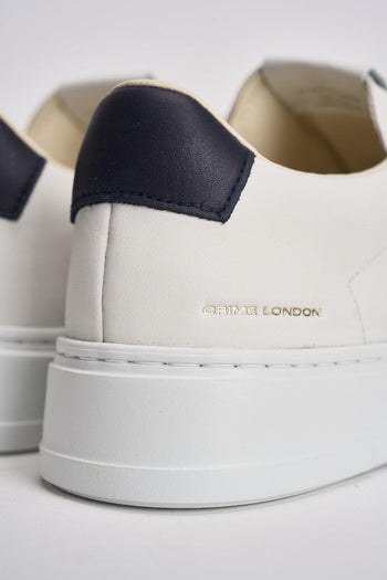 Sneakers uomo in pelle bianche - 8