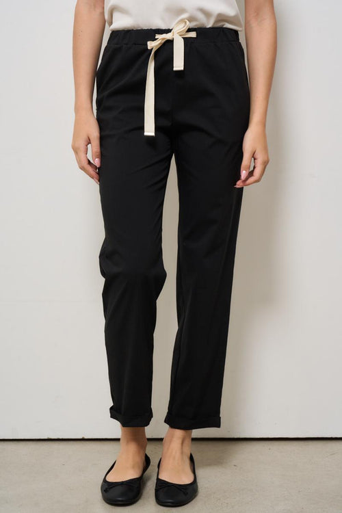 Pantalone donna regular nero