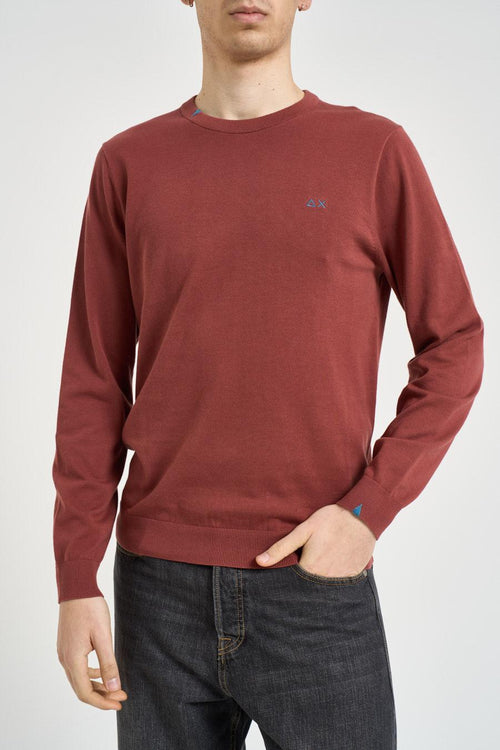 Maglia uomo girocollo coccio