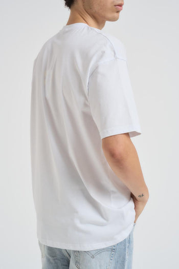 T-shirt uomo girocollo bianca - 3