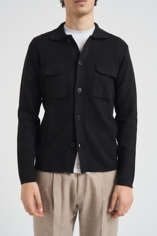 Cardigan uomo nero