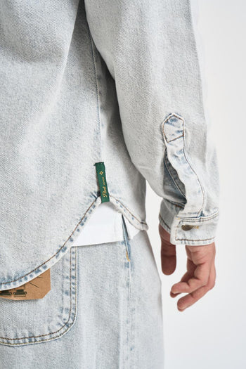 Giacca uomo in denim grigio - 6