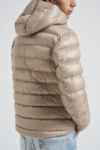 Piumino uomo trapuntato beige - 7