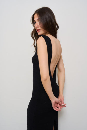 Abito donna lungo nero - 3