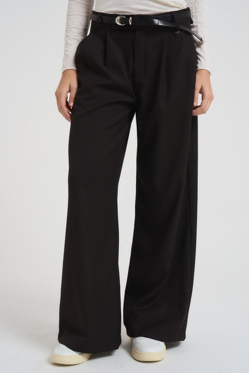 Pantalone donna a palazzo nero