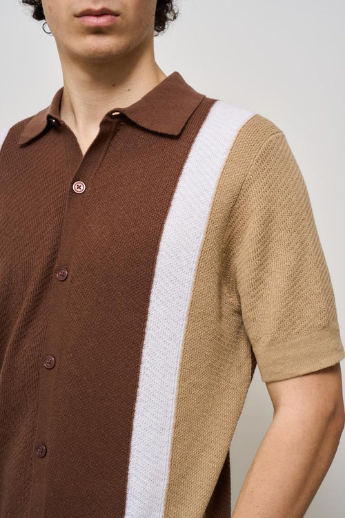 Polo uomo marrone - 2