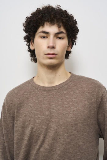 Men's turtleneck sweater in dove grey - 3