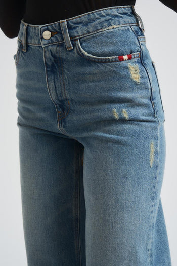 Jeans donna Linda in denim chiaro - 6