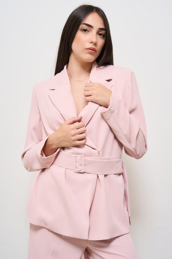 Abito completo donna rosa - 7