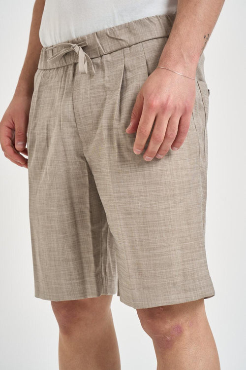 Bermuda uomo beige - 2