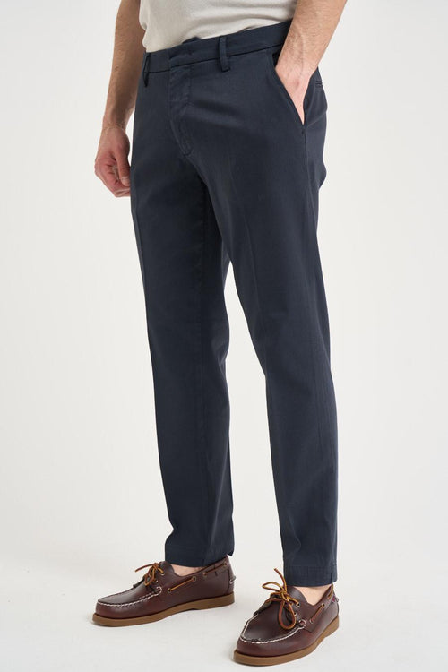 Pantalone uomo chino blu - 2