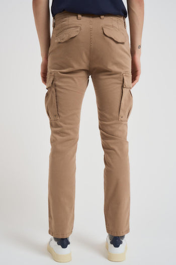 Pantalone uomo cargo cammello - 3