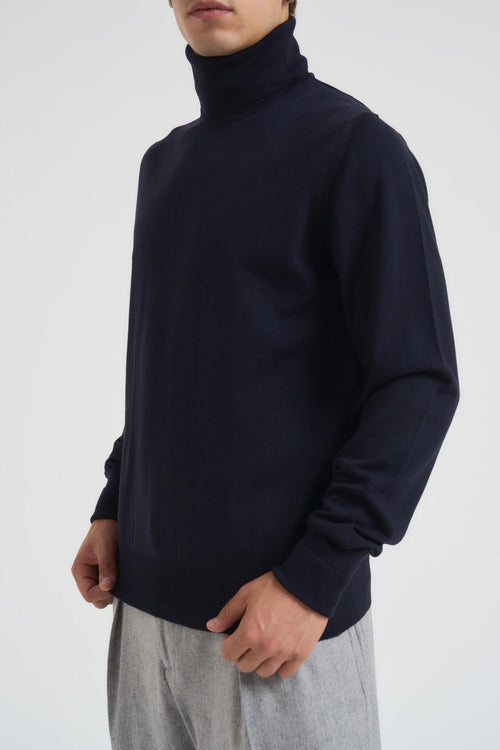 Maglia uomo collo alto stucco