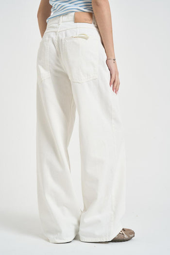 Jeans donna Mia in denim bianco - 5