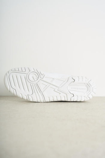 White women's sneakers with logo - 9