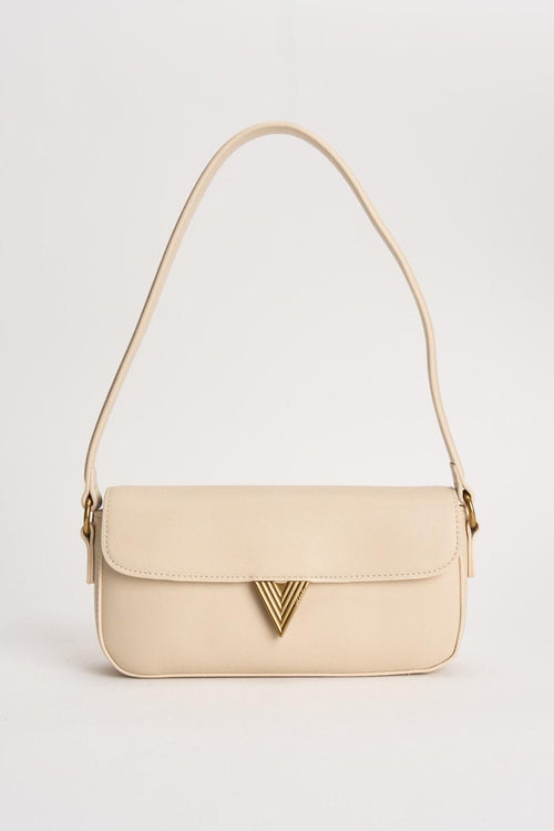 Borsa donna a spalla latte