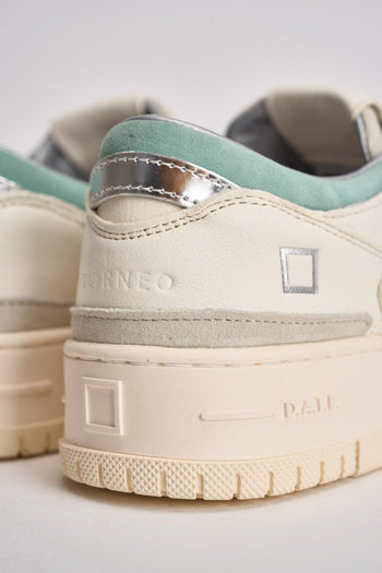Sneakers donna Torneo bianche e menta - 8
