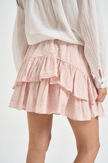 Gonna donna a balze rosa - 3