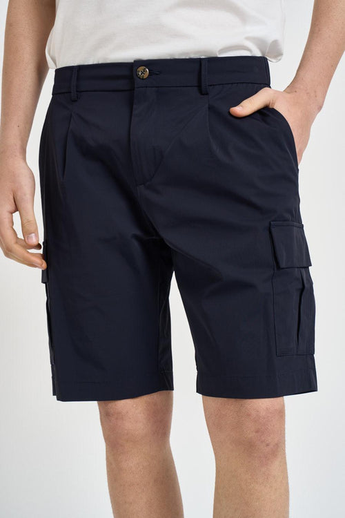 Bermuda cargo uomo blu navy