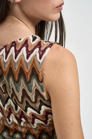 Top donna fantasia multicolor - 4
