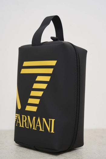 Black and yellow men's clutch bag - 6