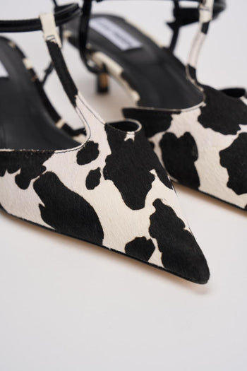 Slingback donna in cavallino muccato - 3