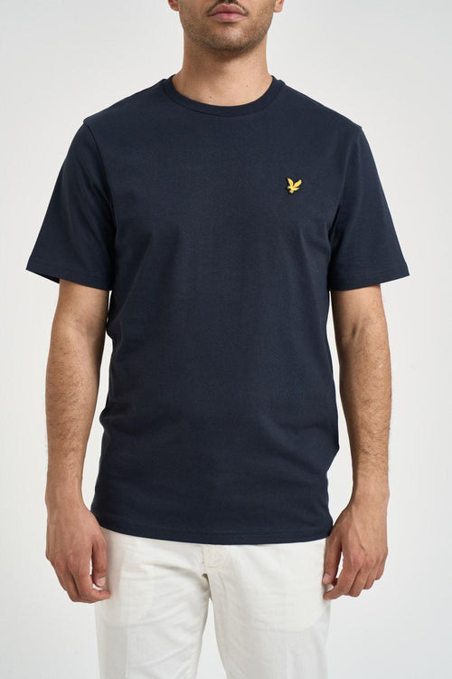 T-shirt uomo girocollo blu